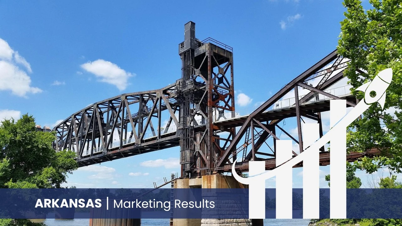 Little Rock Junction Bridge spanning the Arkansas River — Arkansas dental marketing services 