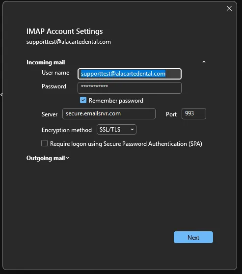 outlook 365 setup instructional image 10