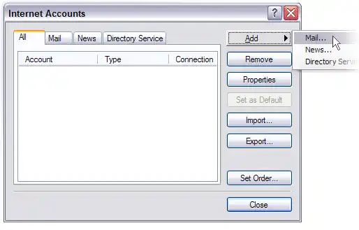 outlook express setup instructional image 3